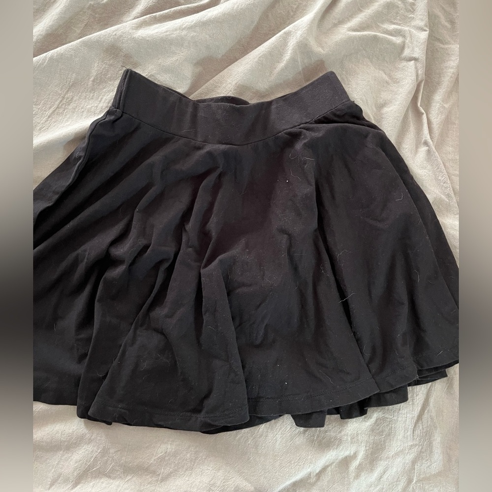 black swing mini skirt